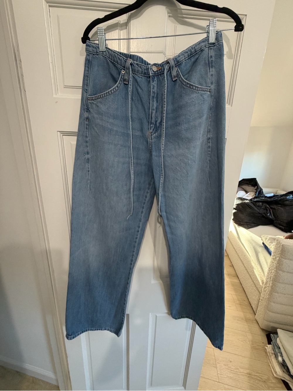 Zara Light Blue Relaxed Fit Men's Jeans